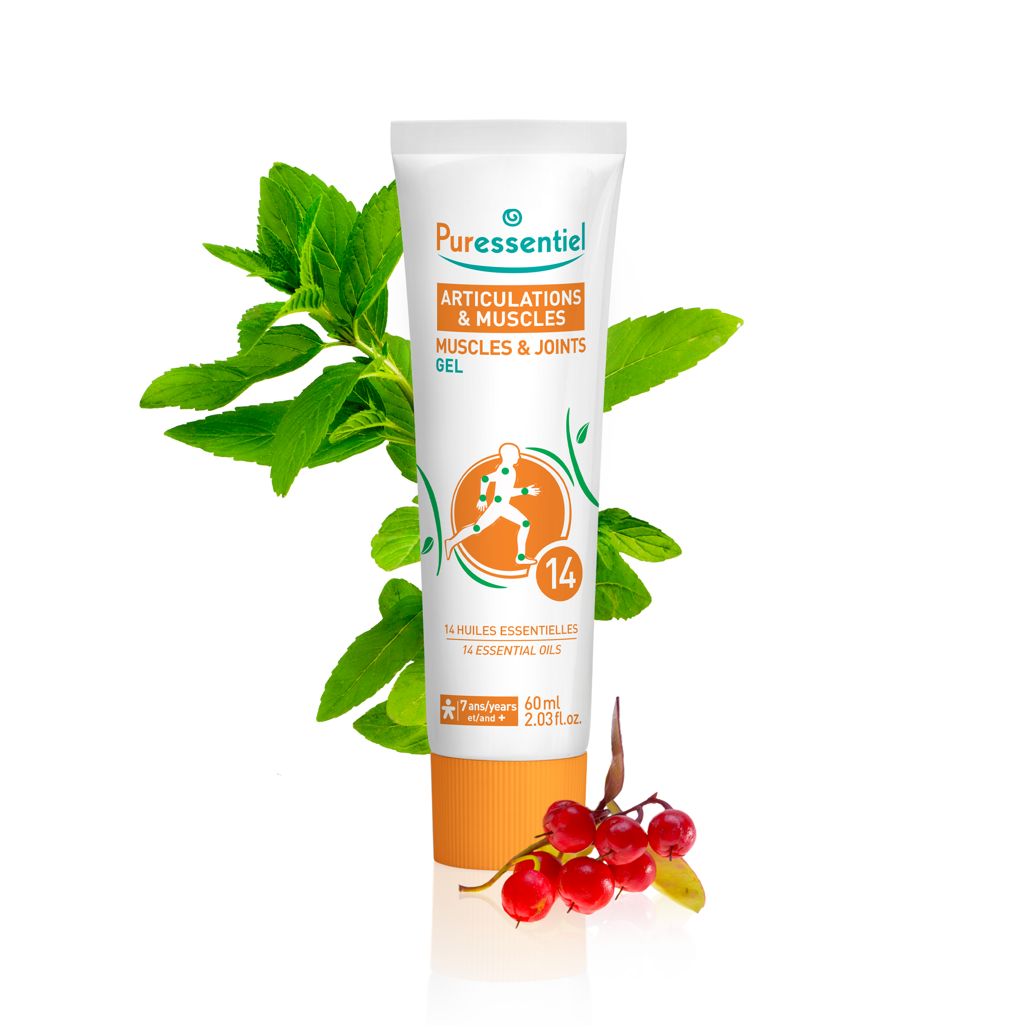 Articulations and Muscles Gel with 14 Essential Oils - 60 ml