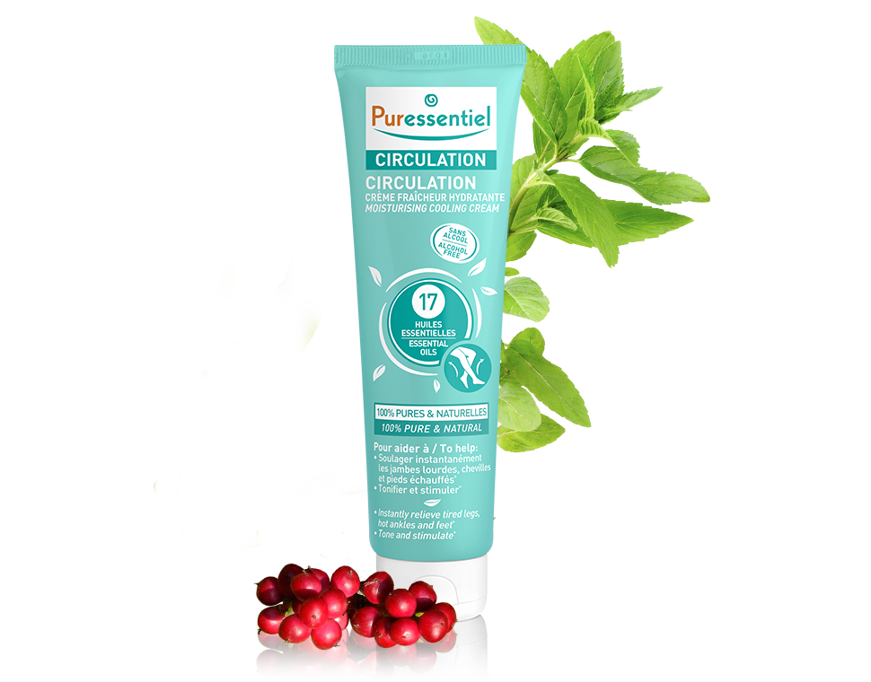 Circulation Moisturizing Freshness Cream with 17 Essential Oils - 100 ml