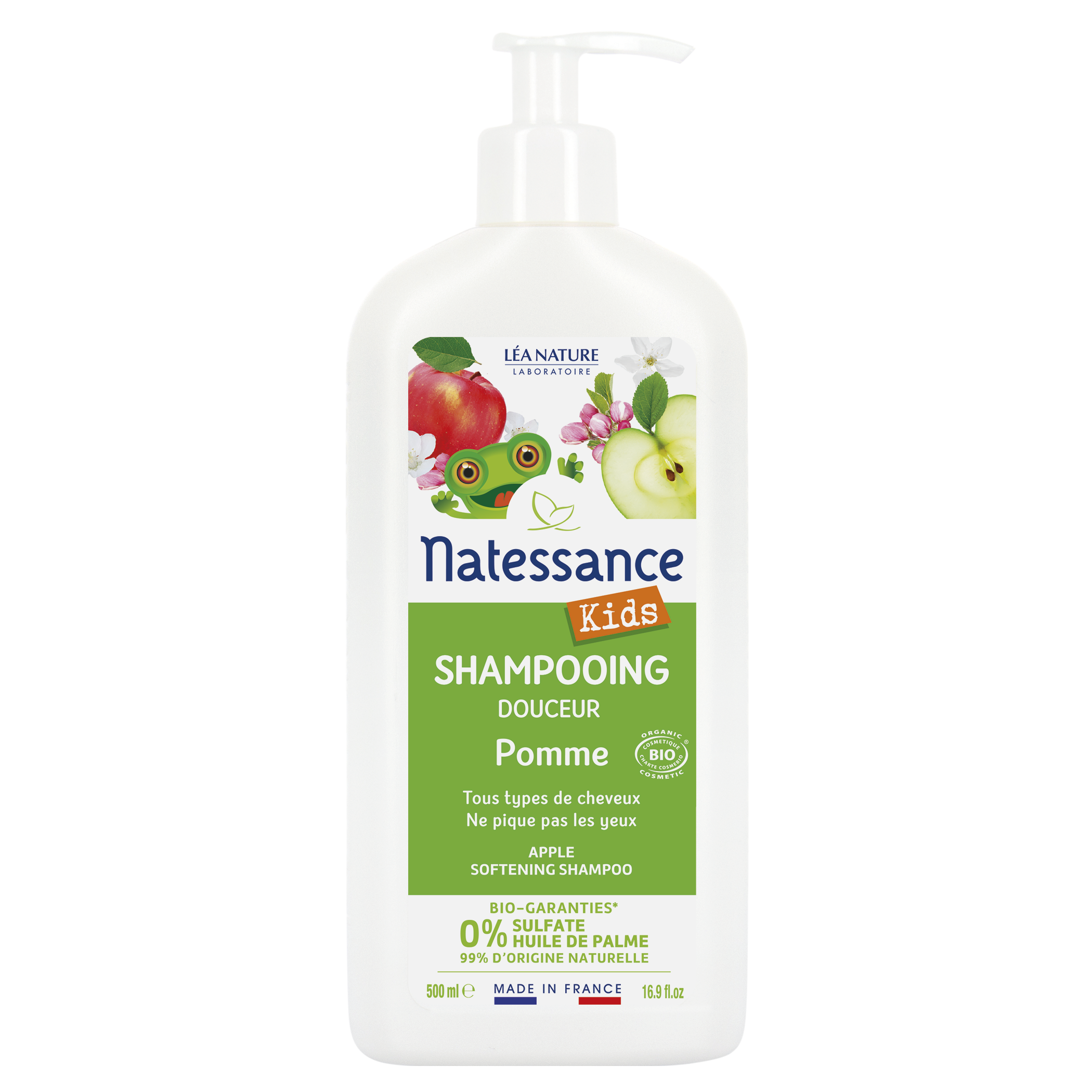 HAIR AND BODYSHOWER GEL FOR KIDS - APPLE - 500ml