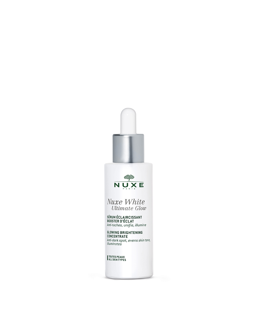 NUXE WHITE GLOWING BRIGHTENING CONCENTRATE SERUM 30ML
