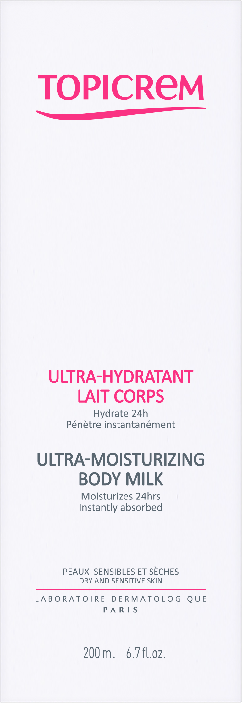 TOPICREM ULTRA-MOISTURIZING BODY MILK 200ml