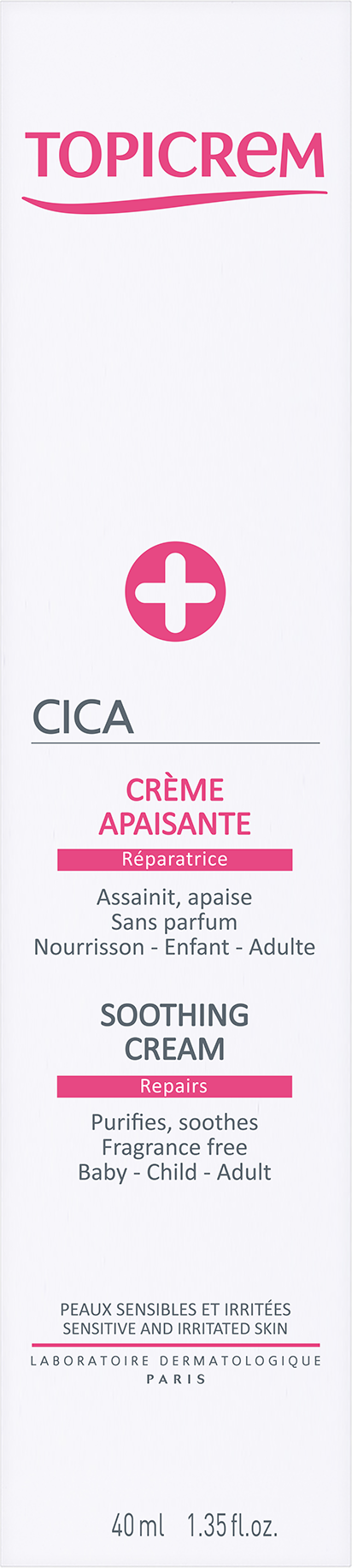 TOPICREM CICA SOOTHING CREAM 40ML