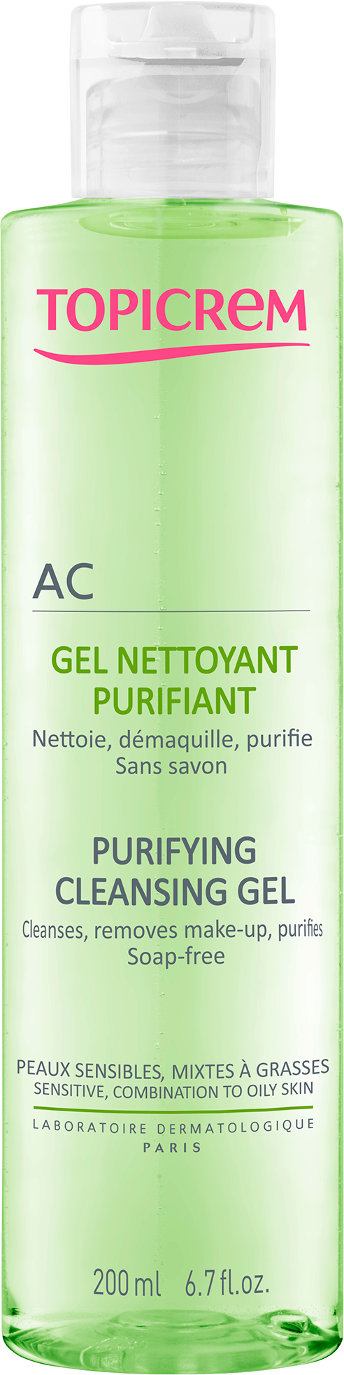 TOPICREM AC PURIFYING CLEANSING GEL 200ML