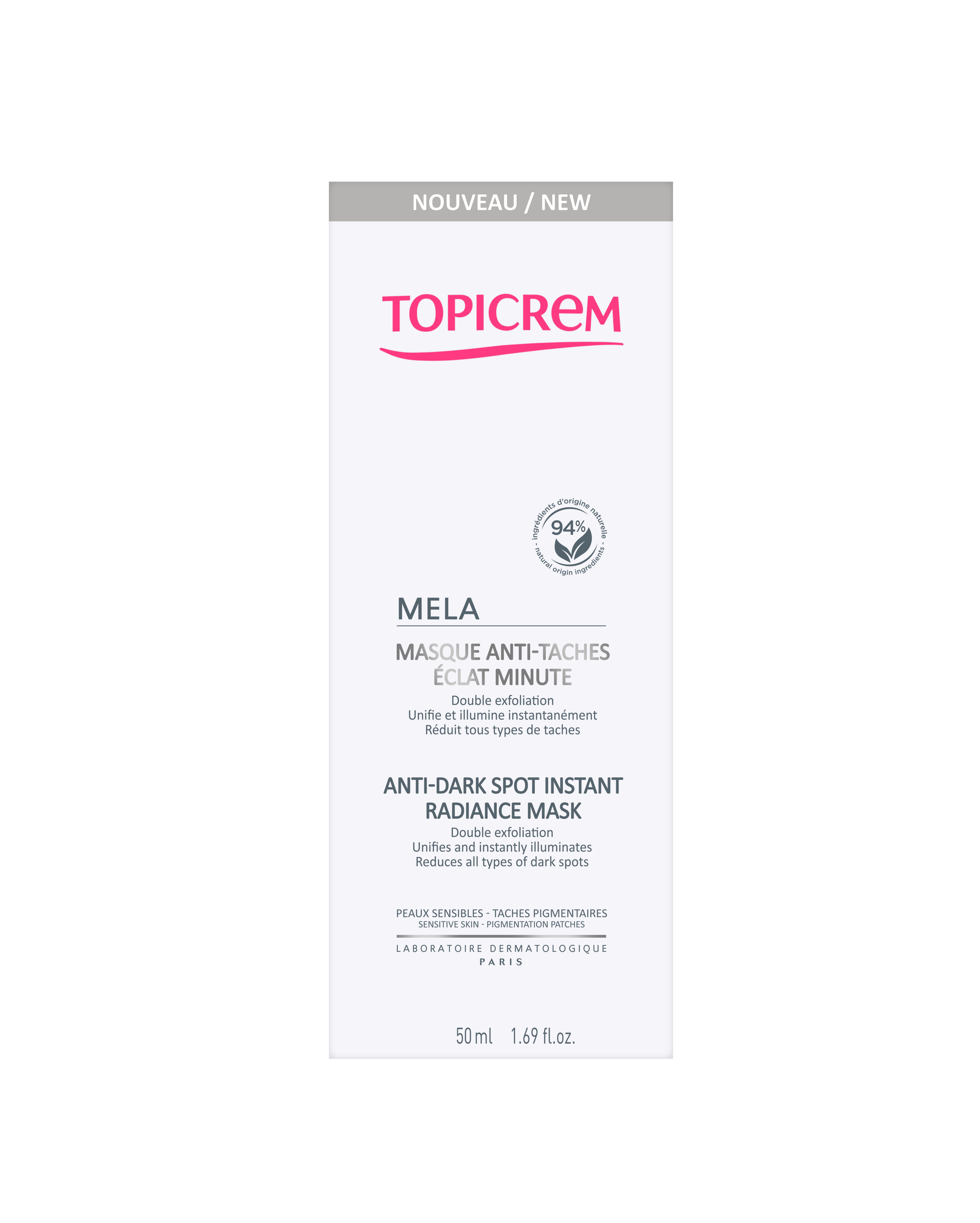 TOPICREM MELA ANTI-DARK SPOT INSTANT RADIANCE MASK 50ML