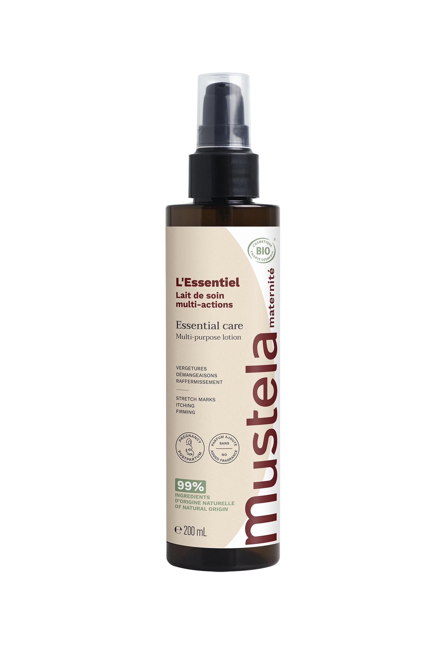 MATERNITY ESSENTIAL CARE CERTIFIED ORGANIC (1BTLX200ML)