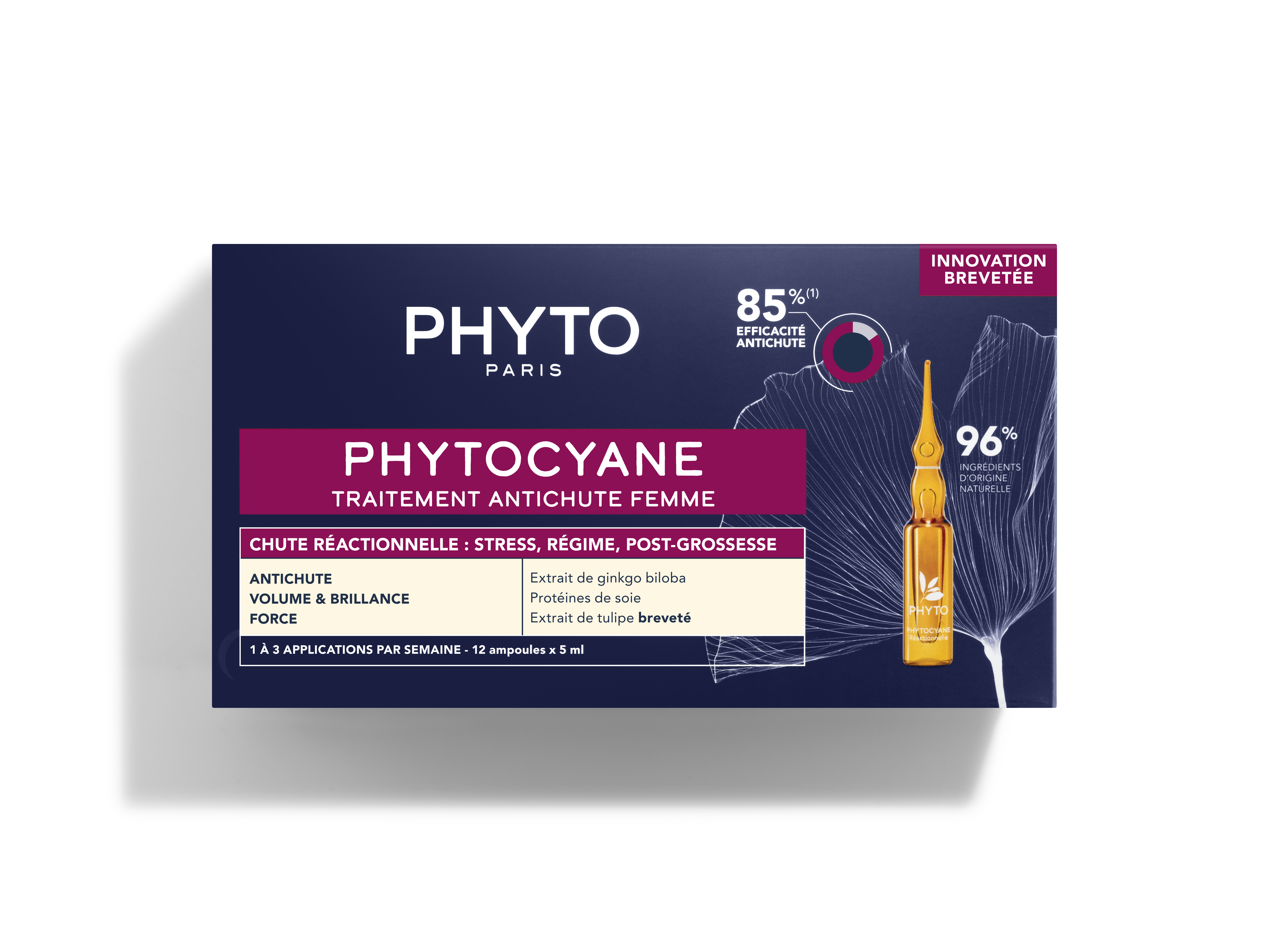 Anti-hair loss treatment for women / PHYTOCYANE / 12 x 5ml