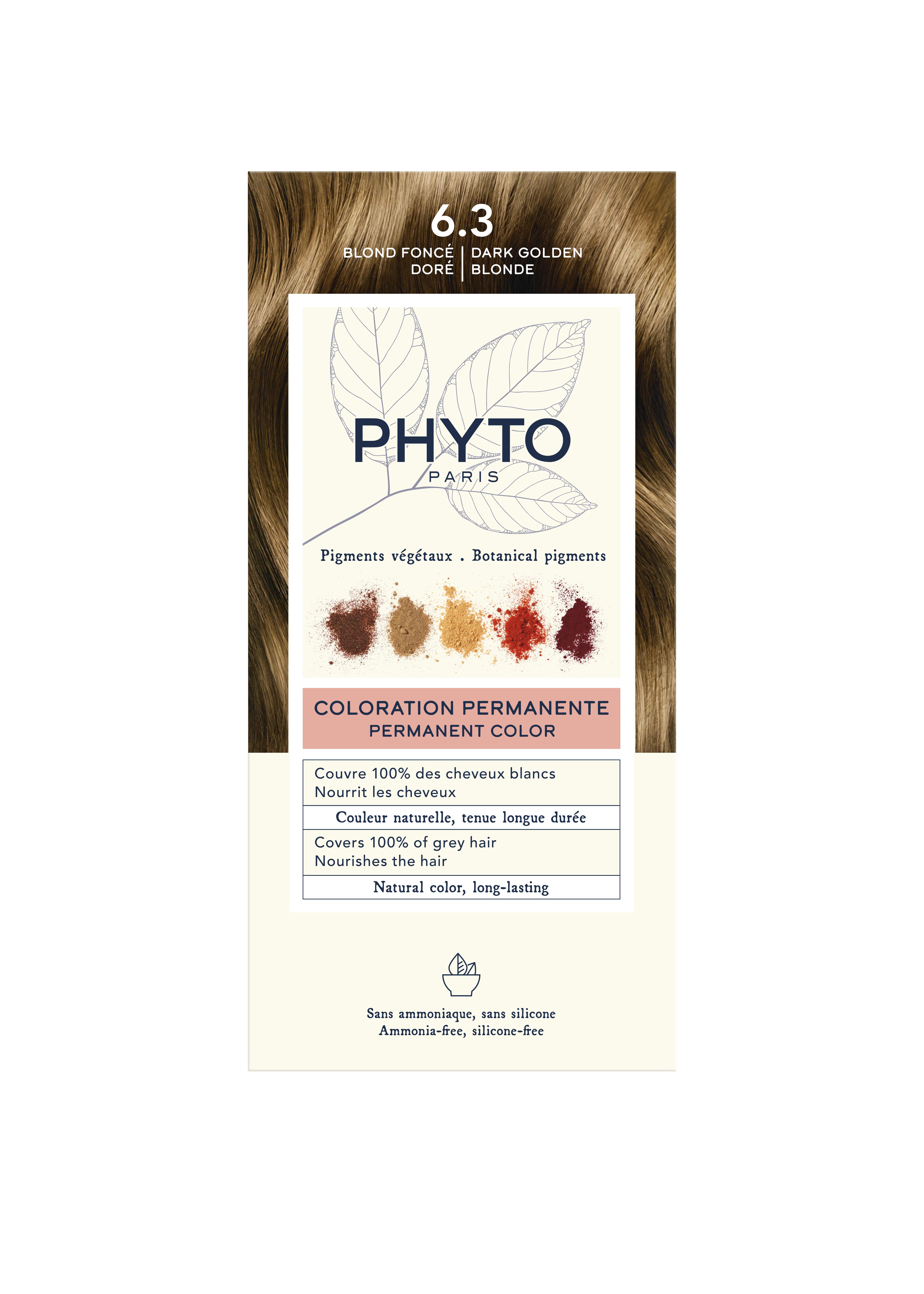 NEW PHYTOCOLOR 6.3 Dark golden brown