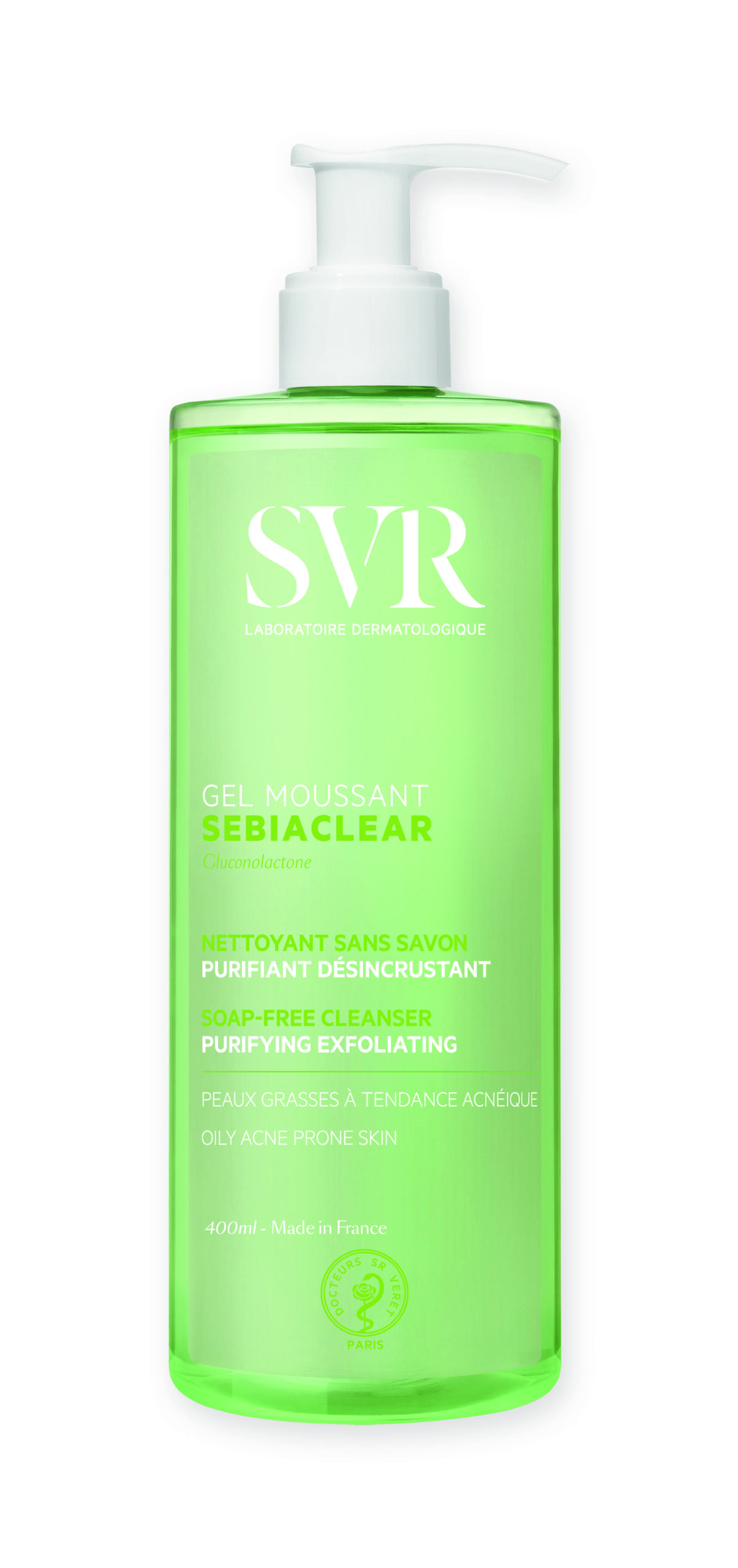 SVR SEBIACLEAR GEL MOUSSANT 400ml