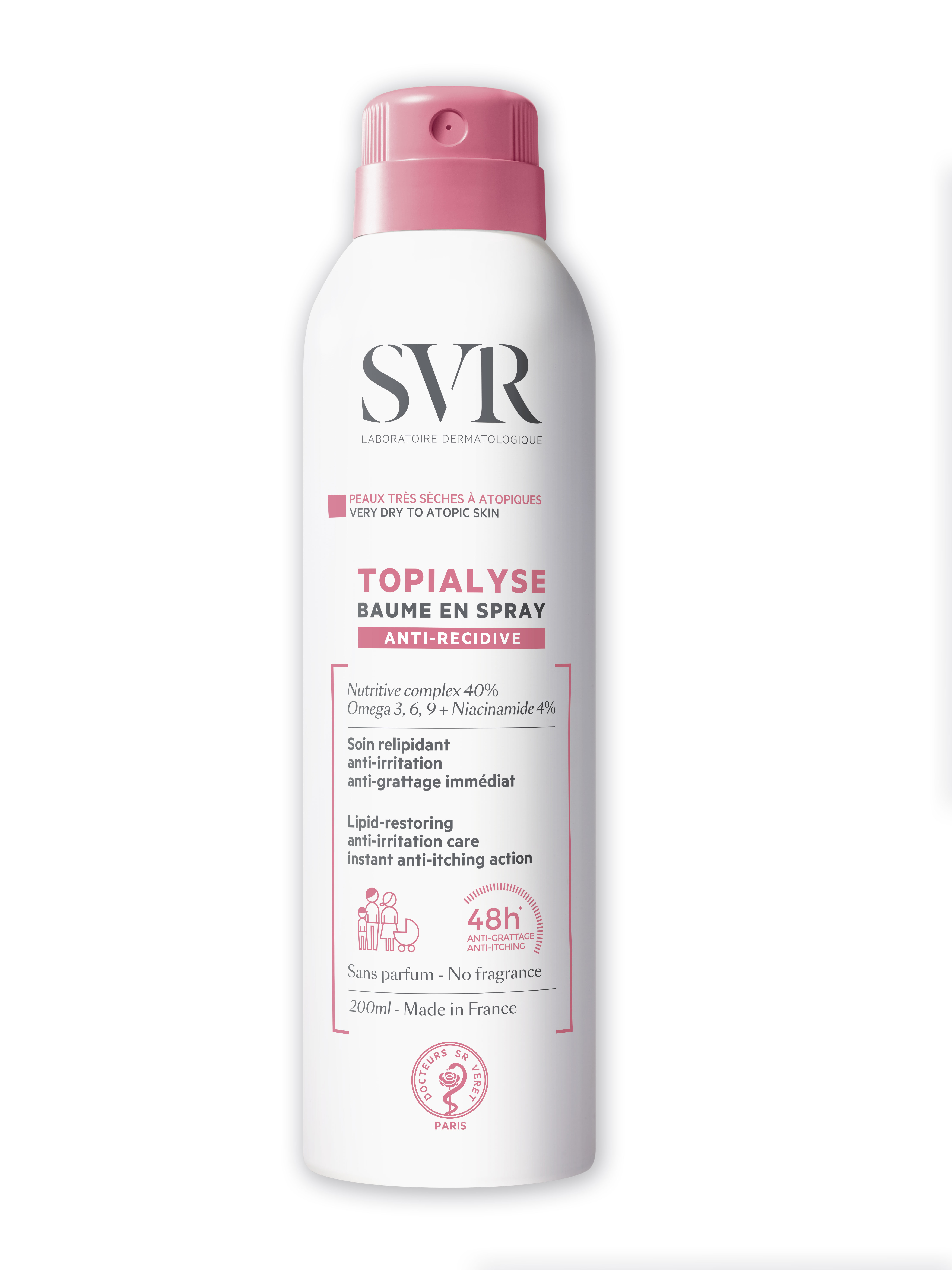 SVR TOPIALYSE BAUME EN SPRAY 200ML