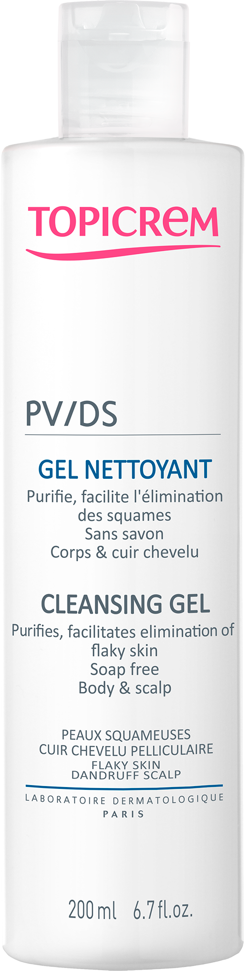 TOPICREM PV/DS CLEANSING GEL 200ML